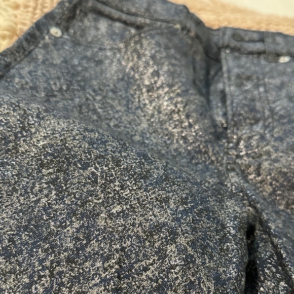 Express Dark Blue Straight Leg Jeans - Picture 3 of 5